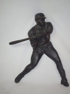 VTG Hobby Lobby Resin 3D Baseball Player At Bat Wall Hanging
